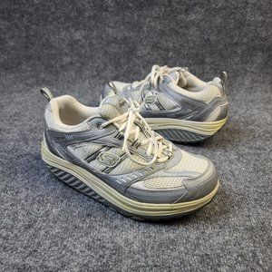 Skechers Shape Ups Womens Athletic Shoe Size 9. 5 Gray Athletic Walking Shoes